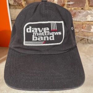 Dave Matthews Band Hat Navy Adjustable Strapback Cotton Cap Music Vintage